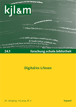 Cover des Heftes Digitales Lesen der Zeitschrift kjl&m